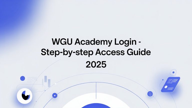 Login to WGU Academy – Secure Access to Your Student Dashboard (2025)