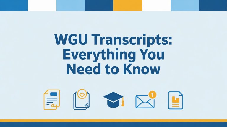 WGU Transcripts Made Simple: Request, Submit, and Track with Ease